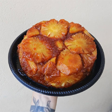 Torta Caramelizada Abacaxi P